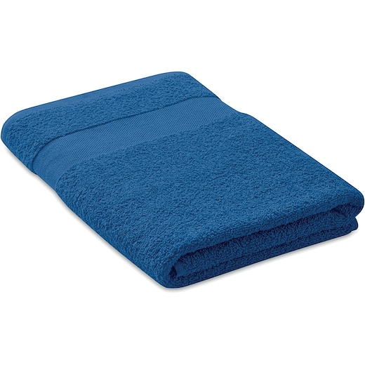 blå Badehåndkle Gill, 140 x 70 cm - royal blue