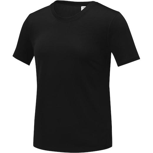 negro Elevate Kratos Women’s T-shirt - negro sólido