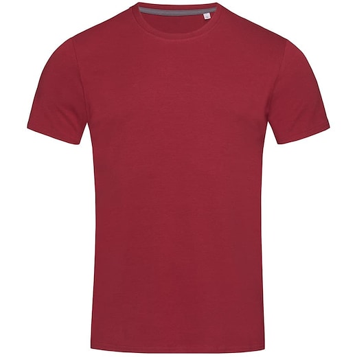 punainen Stedman Clive Men´s Crew Neck T-shirt - burgundy