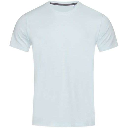 blu Stedman Clive Men´s Crew Neck T-shirt - powder blue