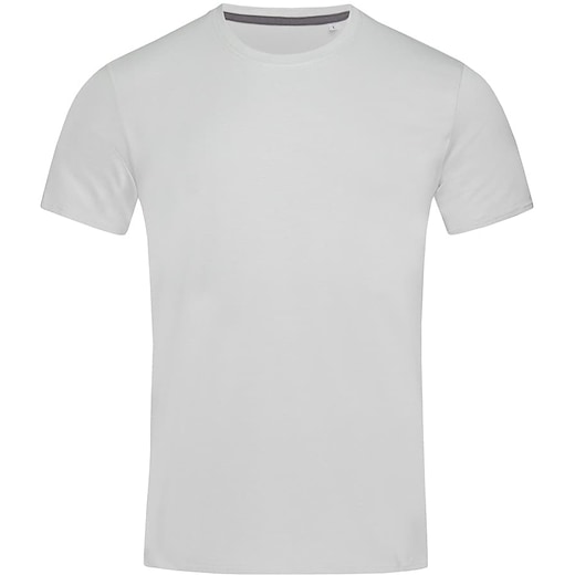 grå Stedman Clive Men´s Crew Neck T-shirt - powder grey