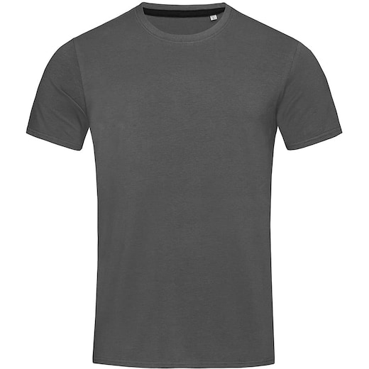 gris Stedman Clive Men´s Crew Neck T-shirt - slate grey