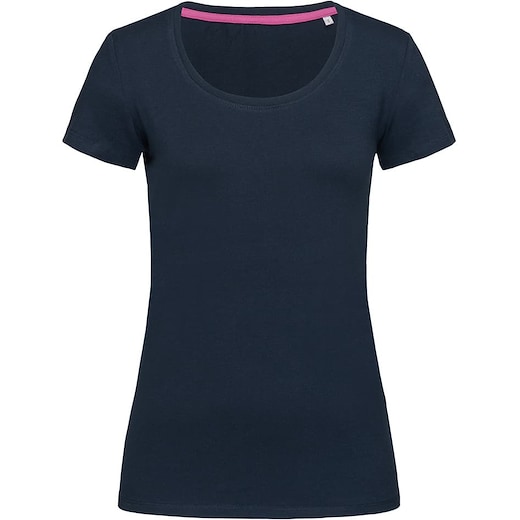 sininen Stedman Claire Women´s Crew Neck T-shirt - marine blue