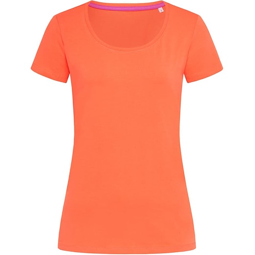 lyserød Stedman Claire Women´s Crew Neck T-shirt - salmon pink