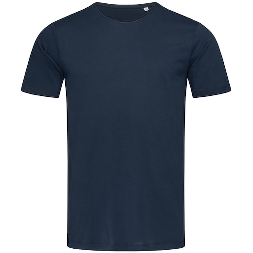 blå Stedman Finest Cotton Men´s T-shirt - marine blue