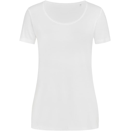 valkoinen Stedman Finest Cotton Women´s T-shirt - white