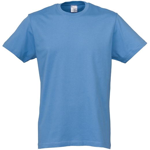blau Stedman Comfort-T Men´s T-shirt - light blue