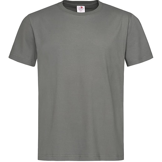 harmaa Stedman Comfort-T Men´s T-shirt - real grey