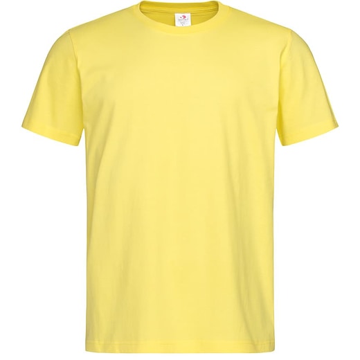 jaune Stedman Comfort-T Men´s T-shirt - yellow