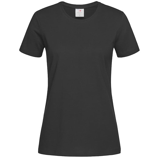 negro Stedman Comfort-T Women´s T-shirt - negro