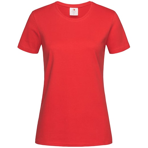 röd Stedman Comfort-T Women´s T-shirt - scarlet red
