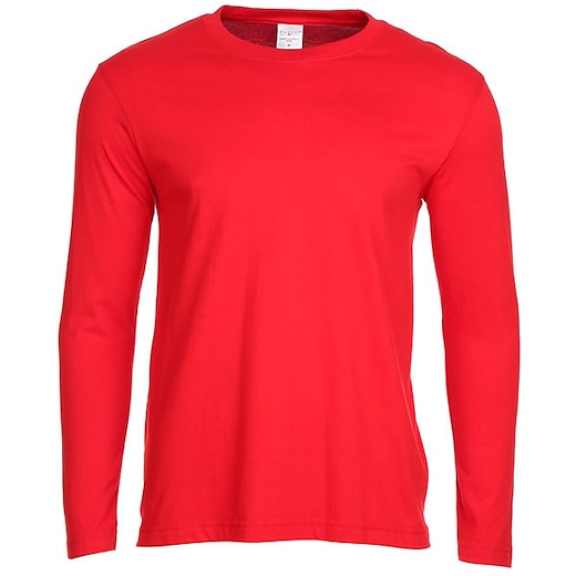 rosso Stedman Classic-T Men´s Long Sleeve - scarlet red