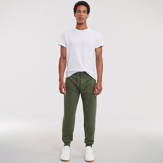 grün Russell Men´s Authentic Jog Pants 268M - olive