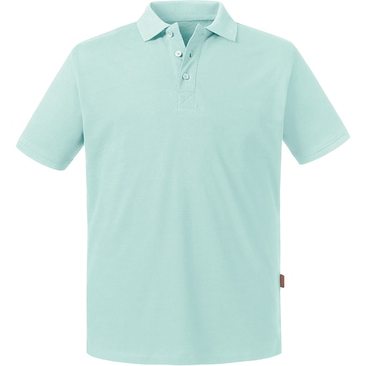 Russell Men´s Pure Organic Polo 508M - aqua