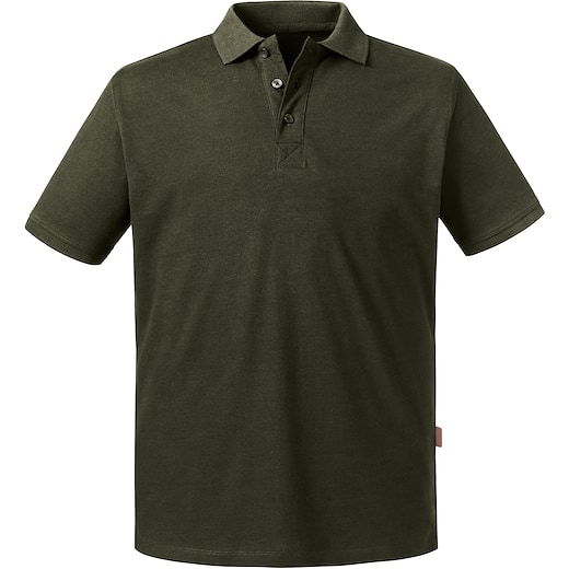 Russell Men´s Pure Organic Polo 508M - dark olive