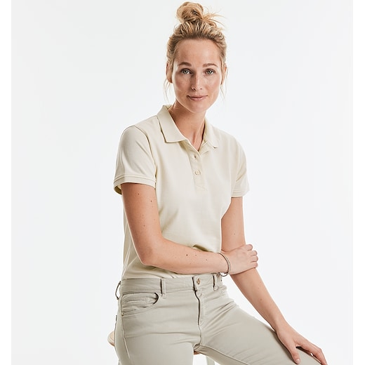 brun Russell Ladies´ Pure Organic Polo 508F - natural