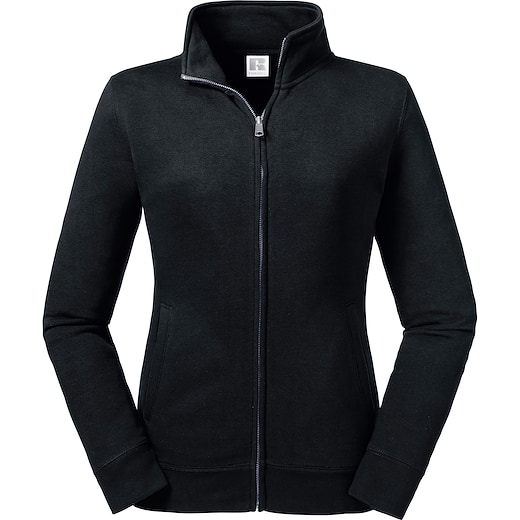 musta Russell Ladies´ Authentic Sweat Jacket 267F - black