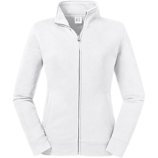 valkoinen Russell Ladies´ Authentic Sweat Jacket 267F - white