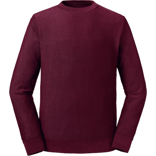 punainen Russell Pure Organic Sweatshirt 208M - burgundy
