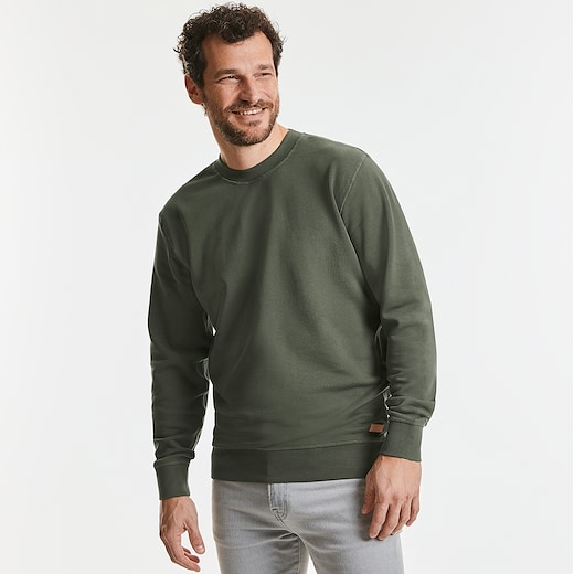 Russell Pure Organic Sweatshirt 208M - dark olive