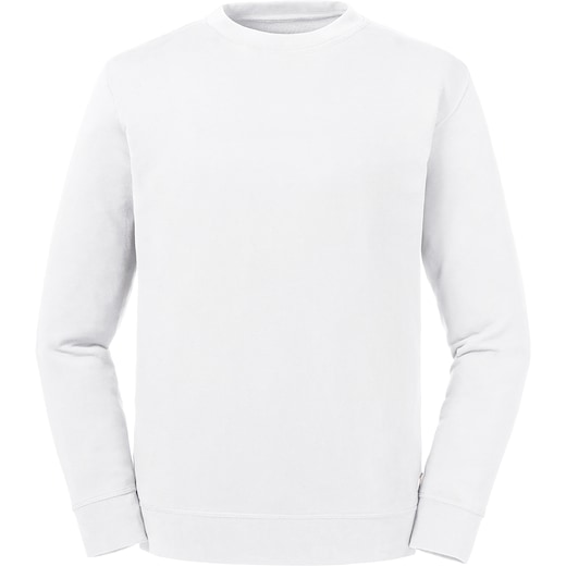 valkoinen Russell Pure Organic Sweatshirt 208M - white