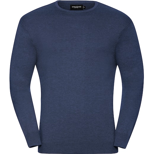 Russell Men´s Crew Neck Knitted Pullover 717M - denim