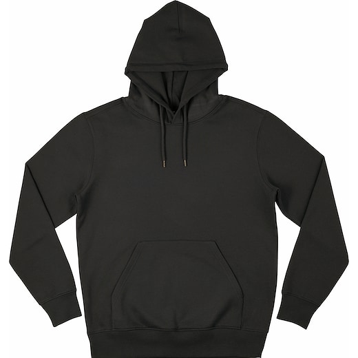 svart Continental Clothing Unisex Heavy Pullover Hoodie - ash black