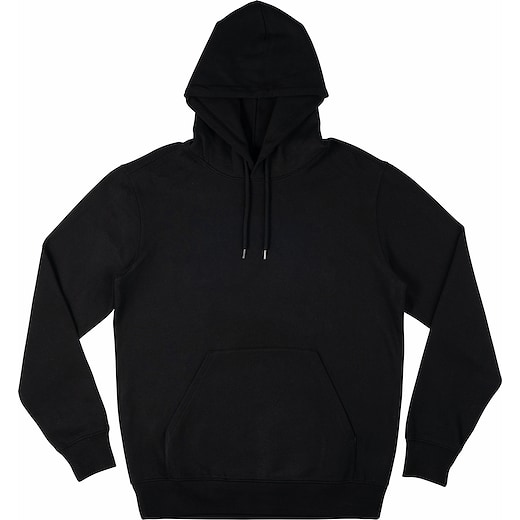 svart Continental Clothing Unisex Heavy Pullover Hoodie - black