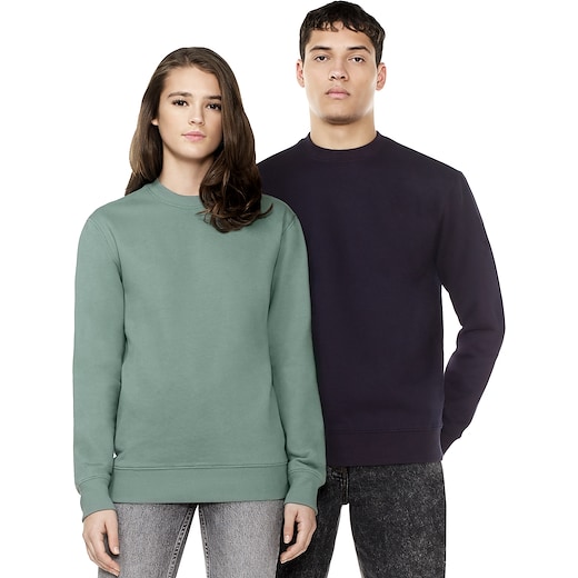 vihreä Continental Clothing Unisex Heavyweight Sweatshirt - slate green
