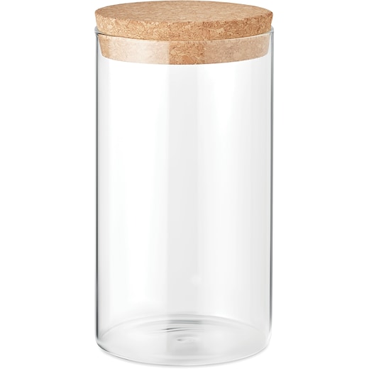 weiß Glasbehälter Malton - transparent