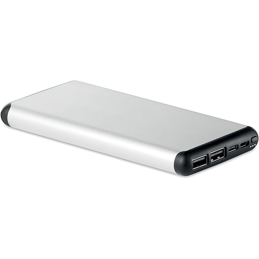 Powerbank Callimont, 10.000 mAh - silver matted