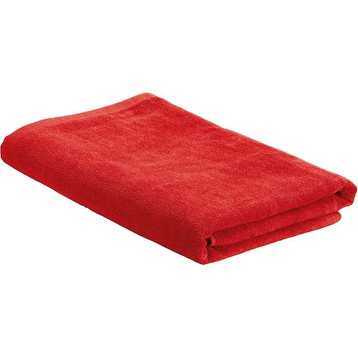 Asciugamano da bagno Arrosa, 150 x 75 cm - red