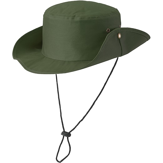 verde Sombrero de safari Cairns - verde oscuro