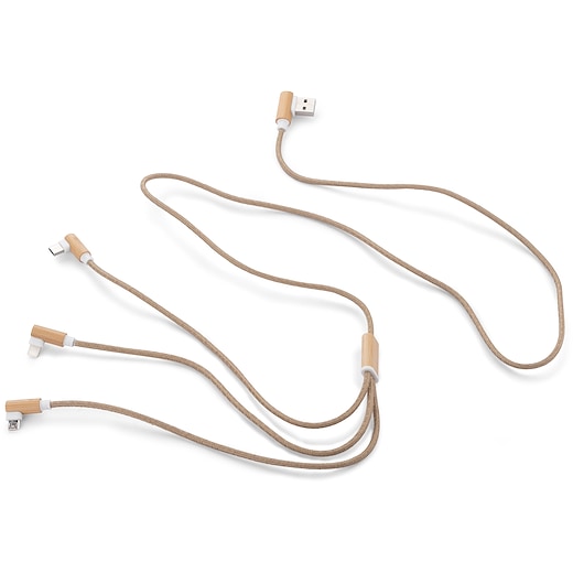marron Câble d'alimentation pour smartphone Muhlenberg - beige