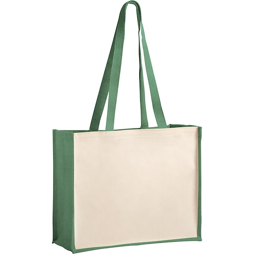 Shopper in juta Porter - green