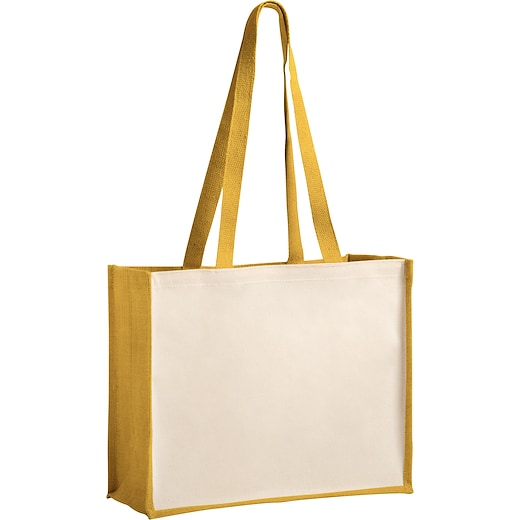 Shopper in juta Porter - yellow