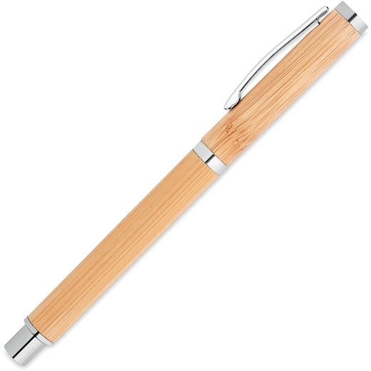 marrón Bolígrafo metálico Reedley - madera