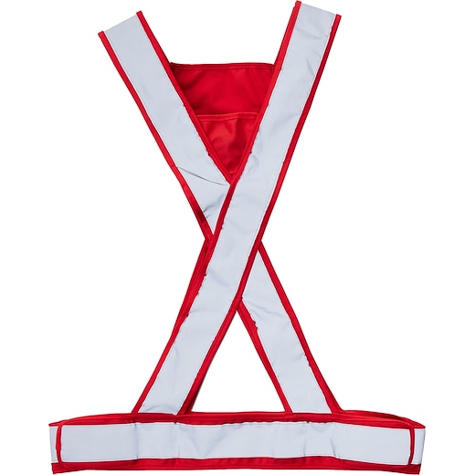 rød Refleksvest Xavier - red PMS 186