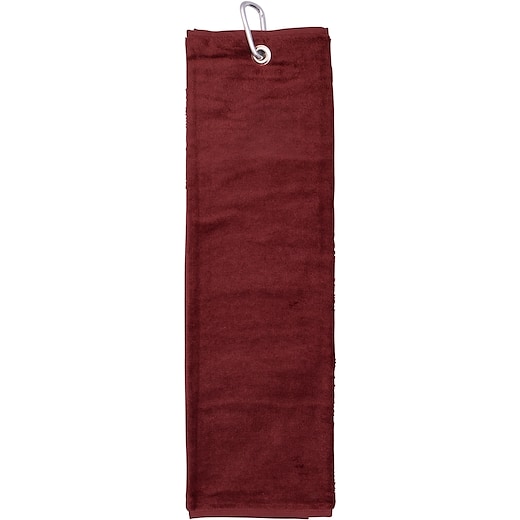 Goldhåndklæde Lyre - dark red