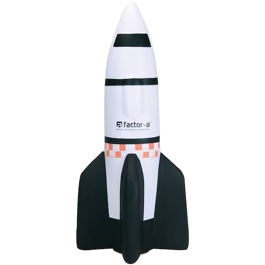 blanco Pelota antiestrés Space Rocket - blanco