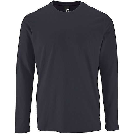 grau SOL´s Imperial Men's Long Sleeve T-shirt - mouse grey