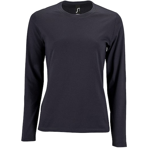 grigio SOL´s Imperial Women´s Long Sleeve T-shirt - mouse grey