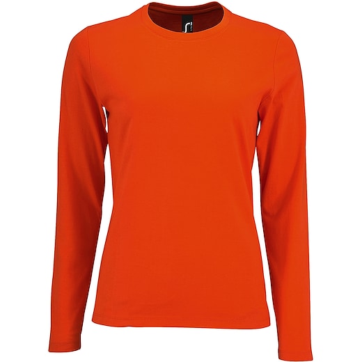 orange SOL´s Imperial Women´s Long Sleeve T-shirt - orange