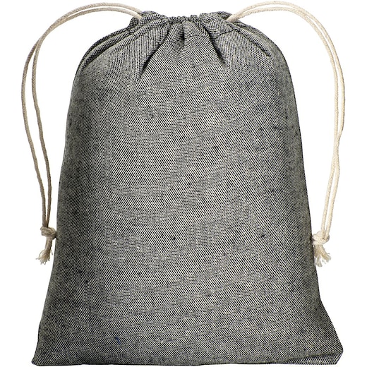 sort Bomullspose Antonia M, 20 x 15 cm - black