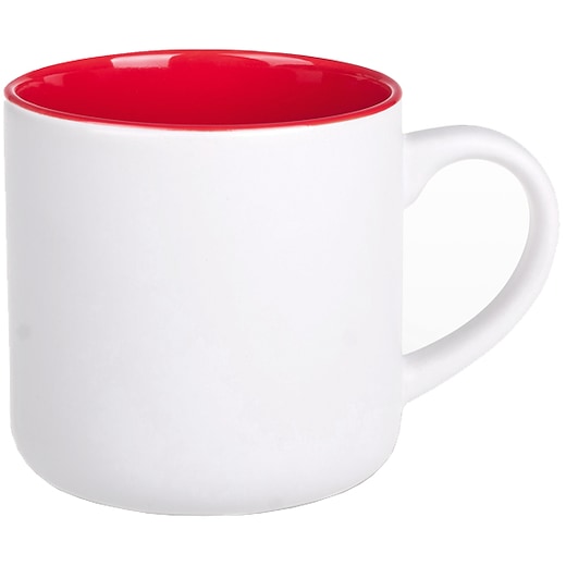 rouge Mug en céramique Dermot - red