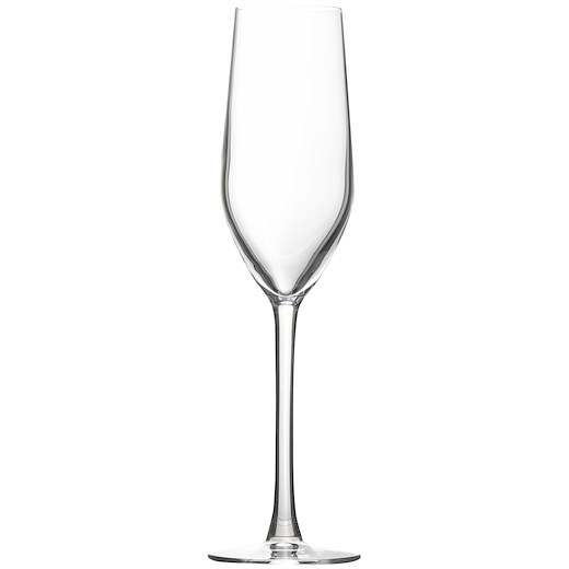 hvit Champagneglass Arette - transparent