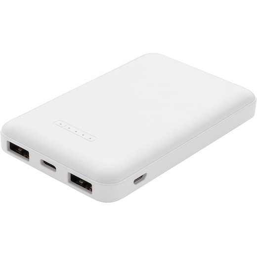 Varavirtalähde Markham, 5.000 mAh - valkoinen