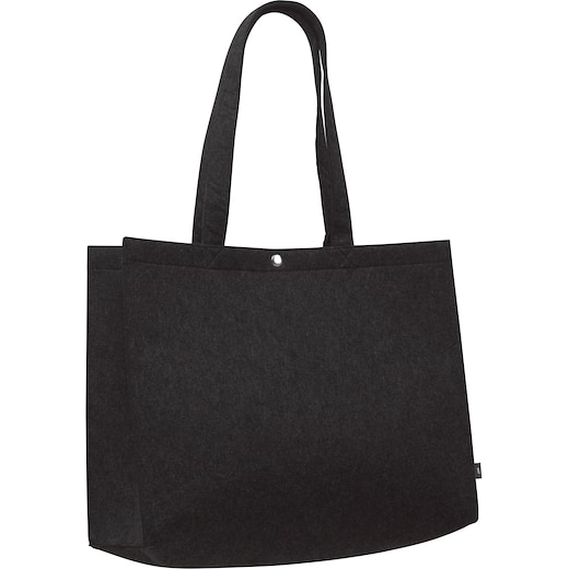 svart Filtkasse Lattimore - black