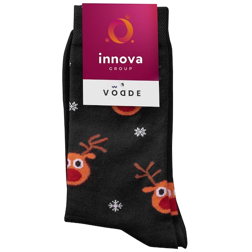 sort Julestrømpe Tundra - sort
