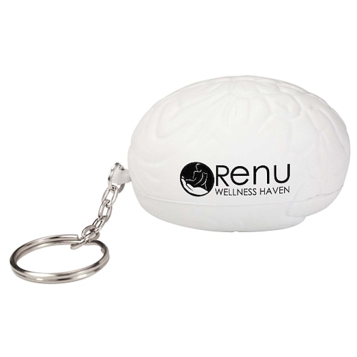 blanco Pelota antiestrés Brain Power - blanco